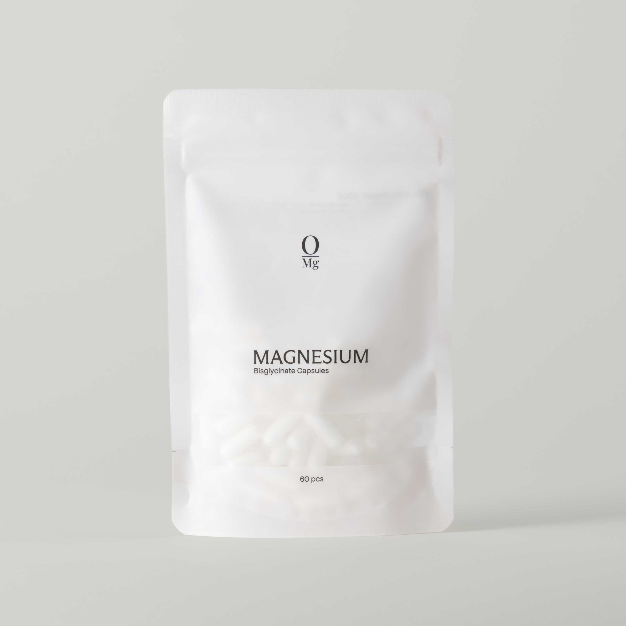 Zakje met magnesium bisglycinaat tabletten 
